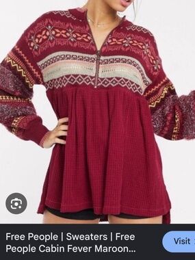 Free People Cabin Sweater
